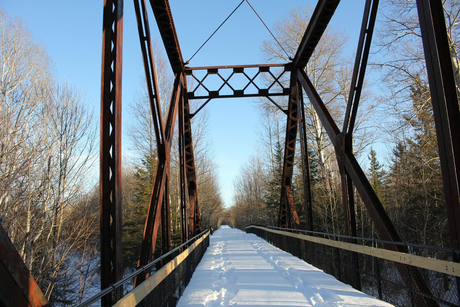 Inside truss